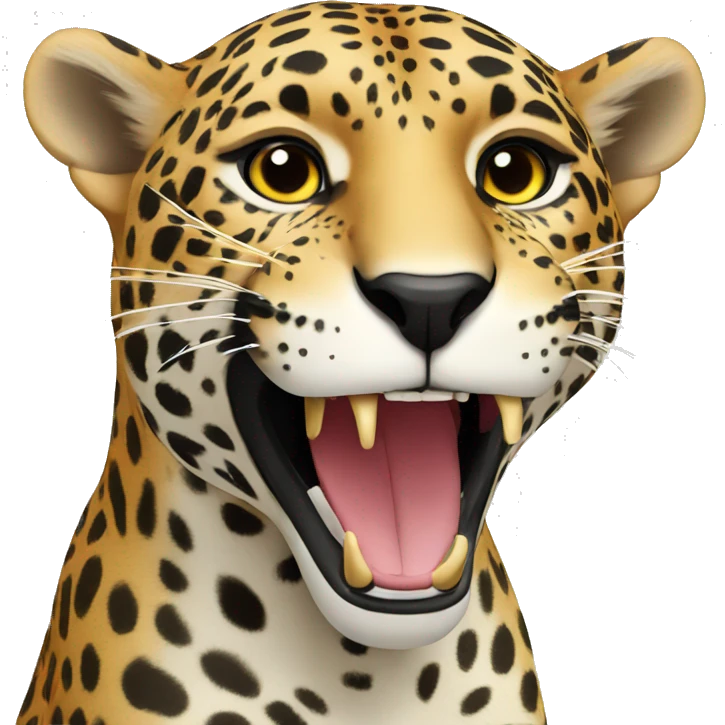 jaguar in love emoji