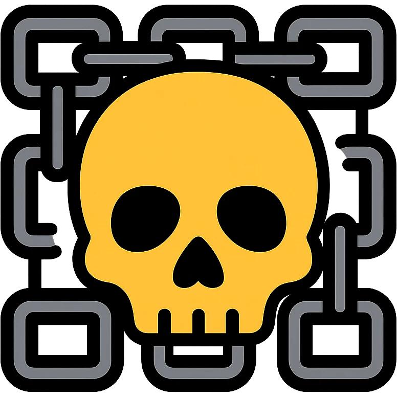 skull in chains emoji