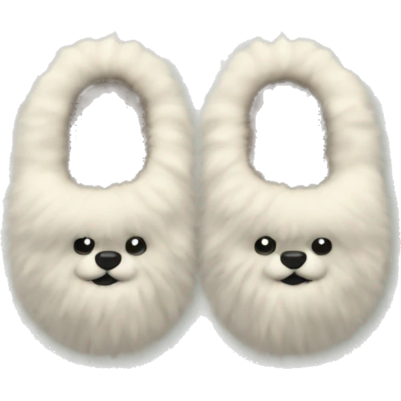 Fluffy slippers emoji