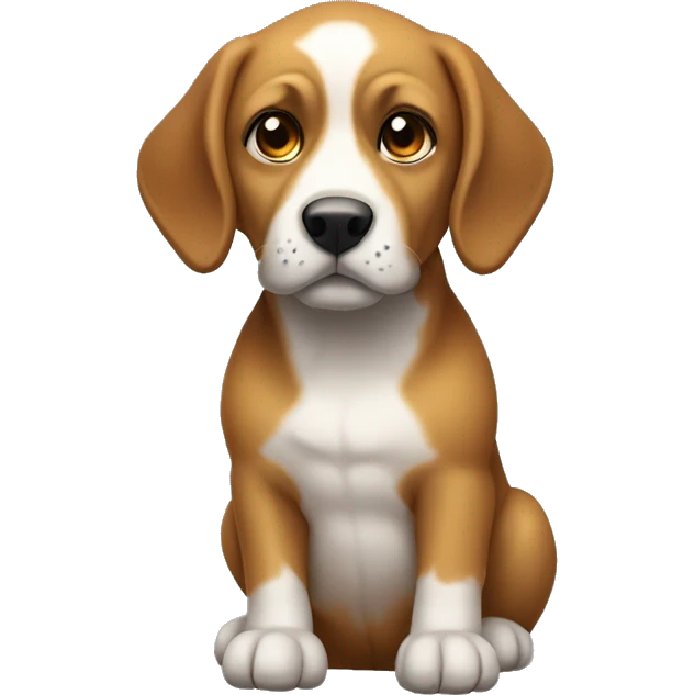 Gözlük takan köpek emoji