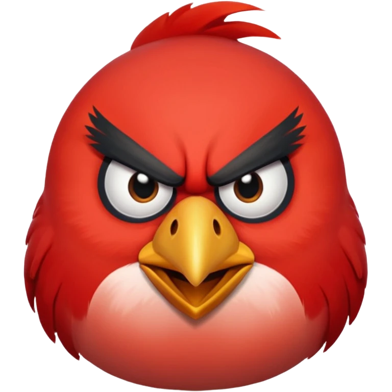 angry bird emoji