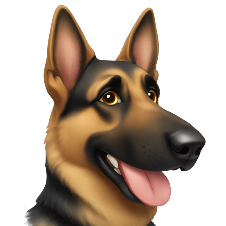 German shepherd emoji