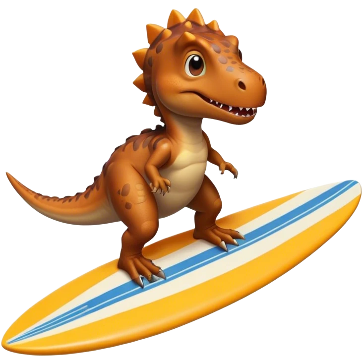Dinossauro anima prancha  emoji