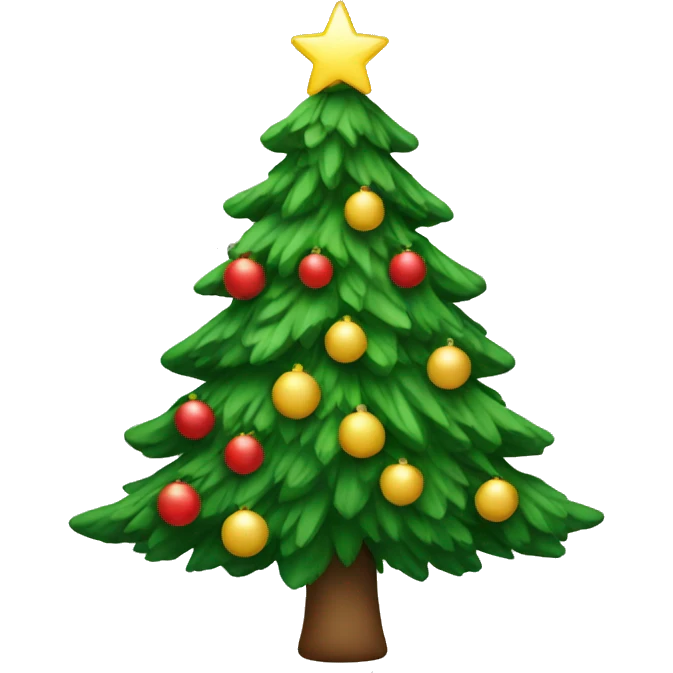 Christmas tree emoji