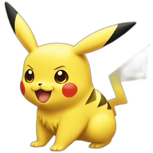 Pikachu hed emoji