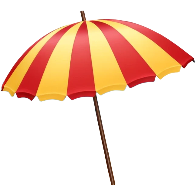 summer beach colorful umbrella, just umbrella emoji