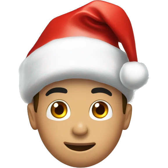 cristiano ronaldo with santa hat emoji
