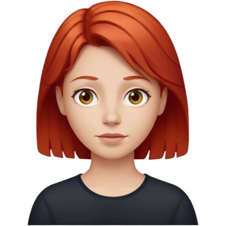 Make one wi/ red hair emoji