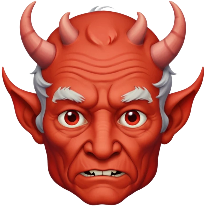 👴🏻 make the old man emoji look devil and also give him the horns just like animals or devil! emoji