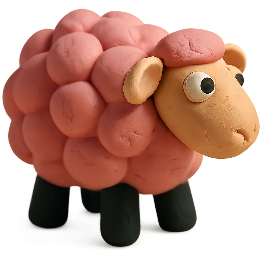 pink sheep emoji