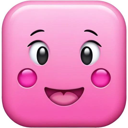 like button in pink  emoji