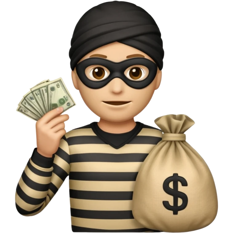 Creat a robber emoji emoji