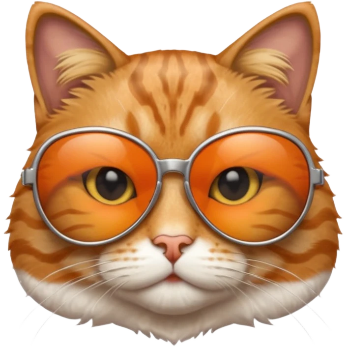 Cat wearing sunglasses emoji
