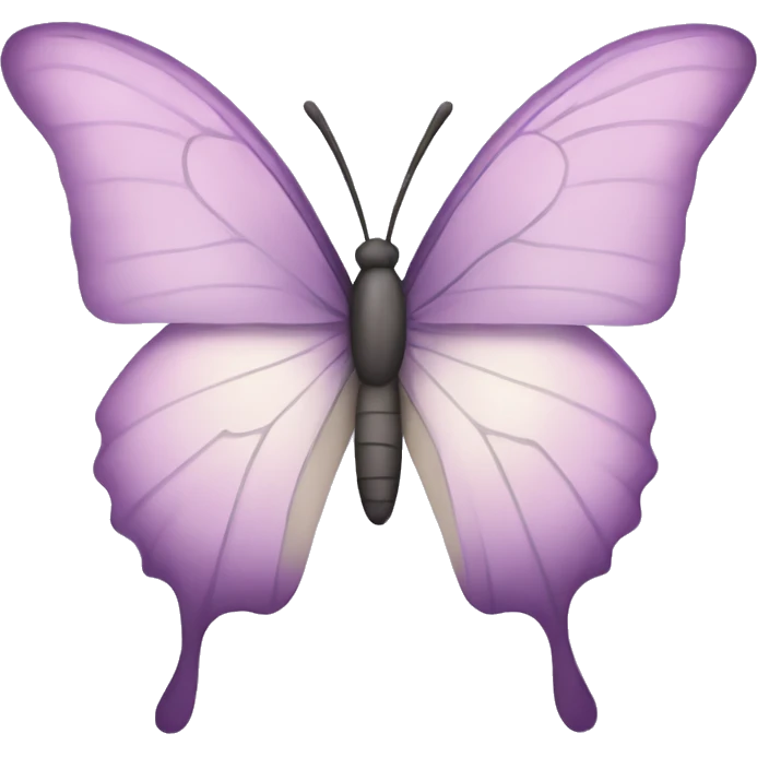 Light purple butterfly emoji