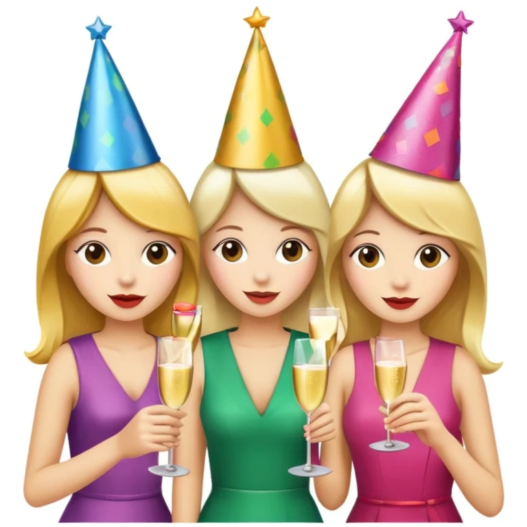 girls party in club emoji