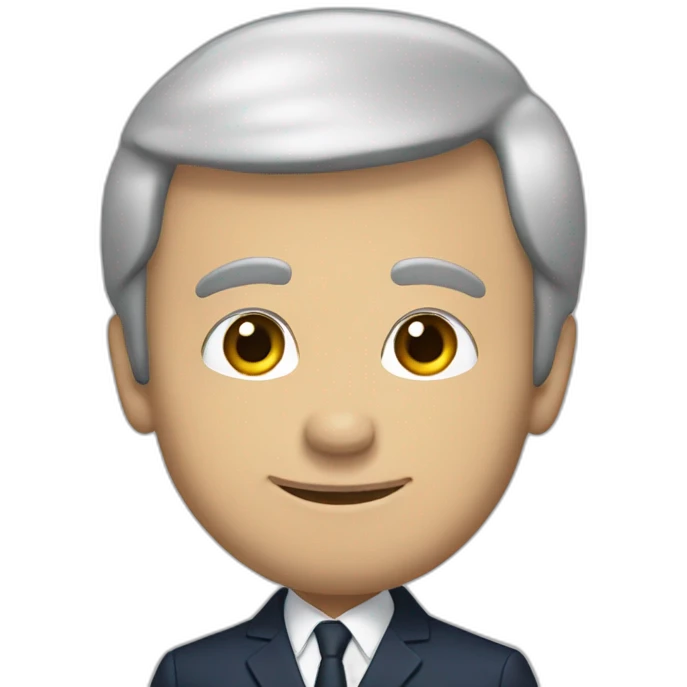 Macron qui a le cu a l'air emoji