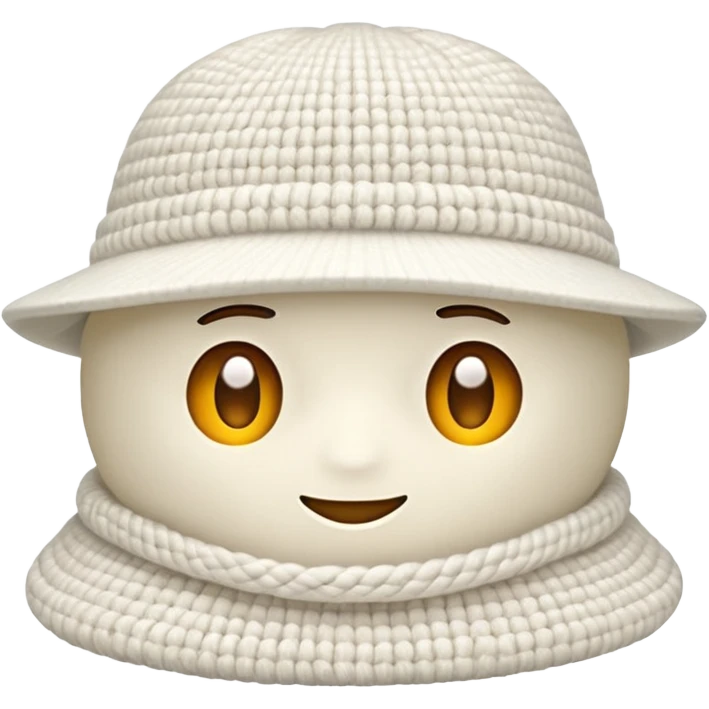 white hat emoji