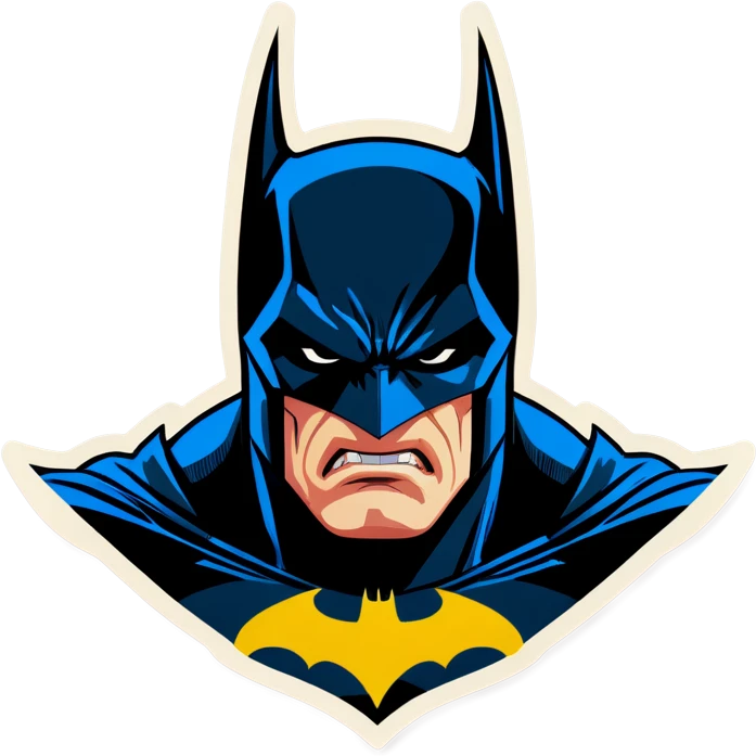 Batman angry emoji