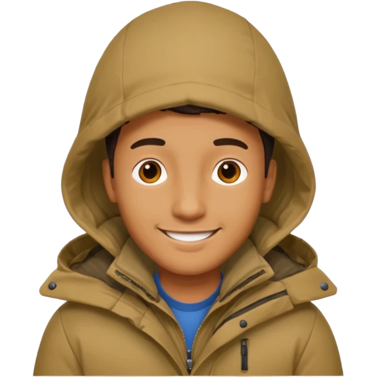 Man in parka emoji