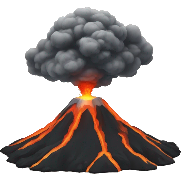 volcano circle emoji