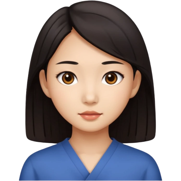 Asian girl emoji