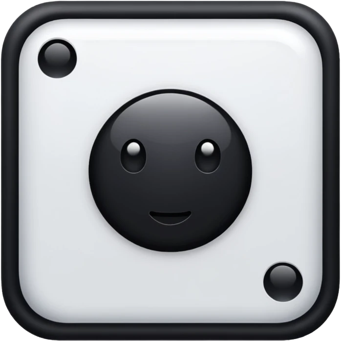 A Square with dot on it emoji