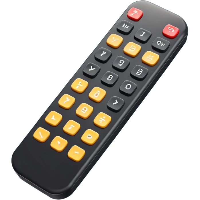 A remote control emoji