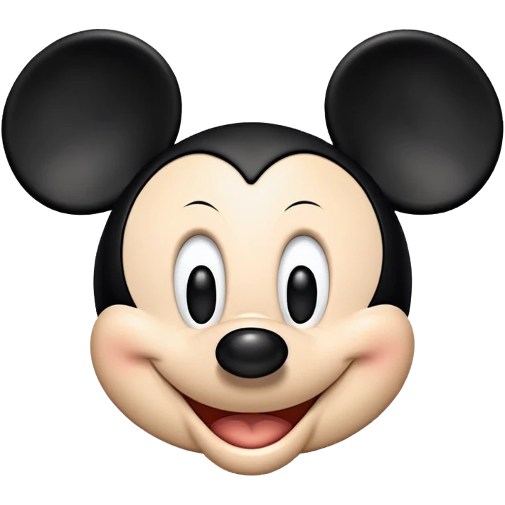 Mickey Mouse Face (From Disney) emoji