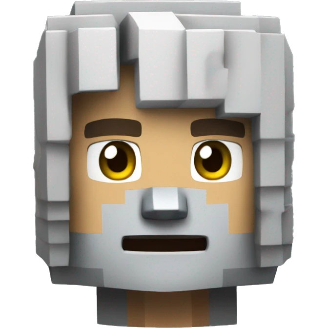 Minecraft character realistic emoji