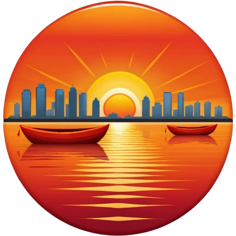 Mumbai sunset emoji