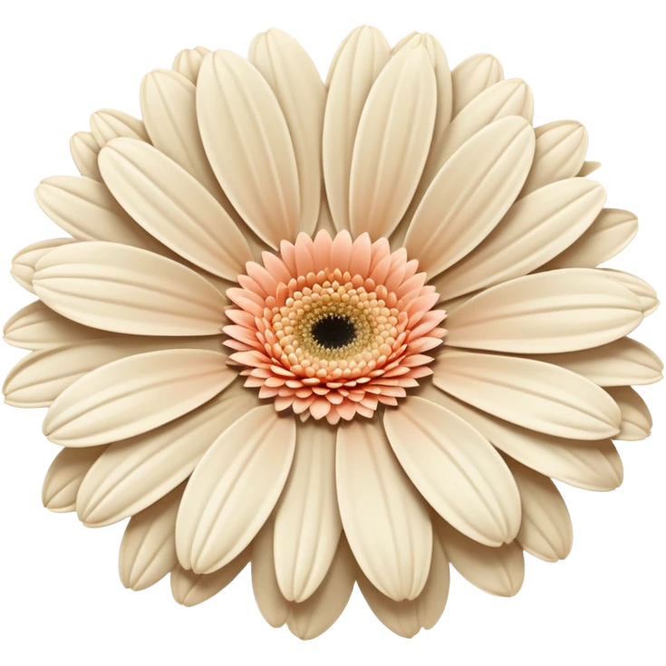 light beige Gerbera flowers emoji
