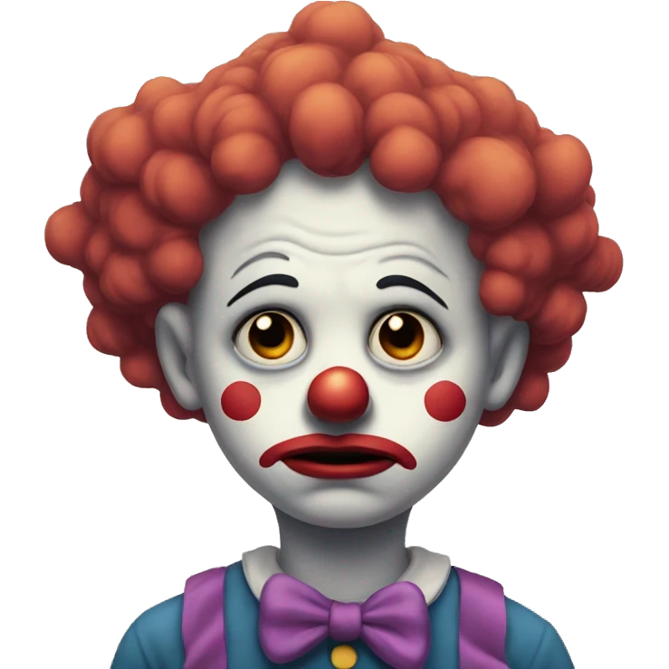 sad clown emoji