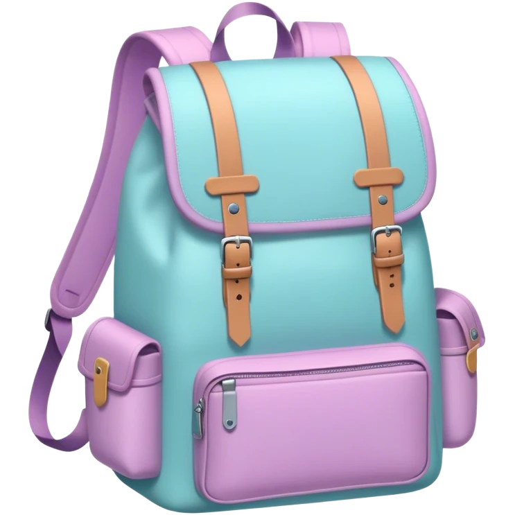 pastel backpack emoji