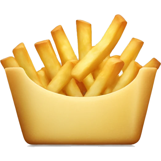 Parmesan fries emoji