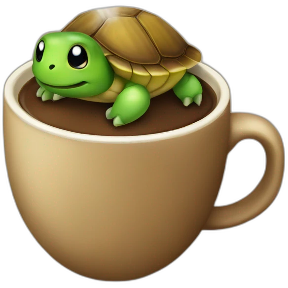 Turlte-coffee emoji