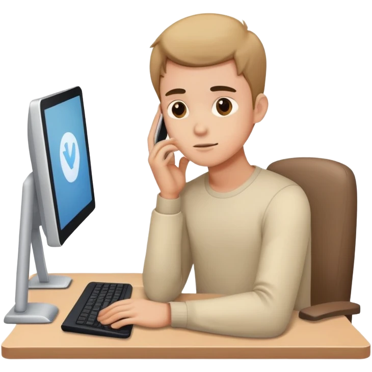 Зумер сидит за компом и делает вид что работает, на самом деле он не работает emoji