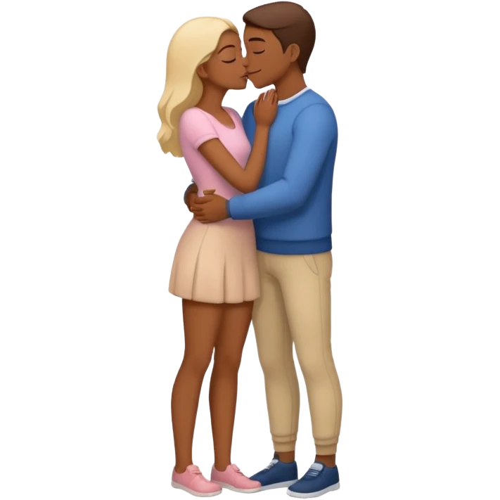 Kız erkek çırılçıplak öpüşüyor boydan emoji