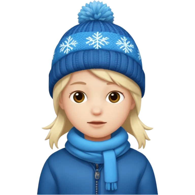 kid in winter outfit emoji