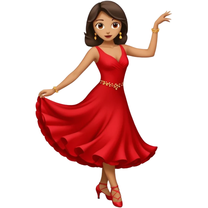 tango dancing woman emoji profile photo emoji