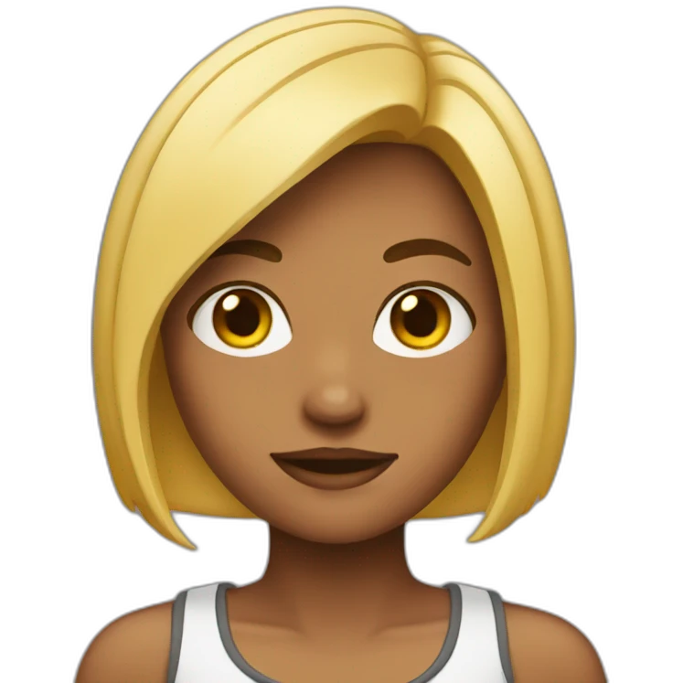 girl with a bad bob emoji