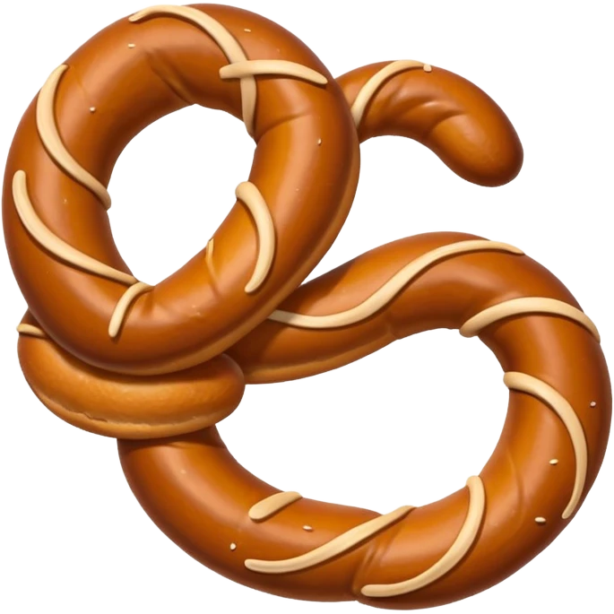 cute pretzel emoji