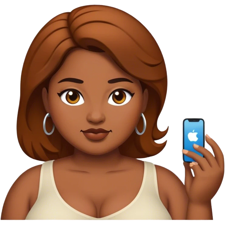 Big woman realistic emoji