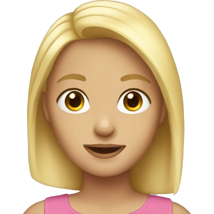 Blonde girl  emoji