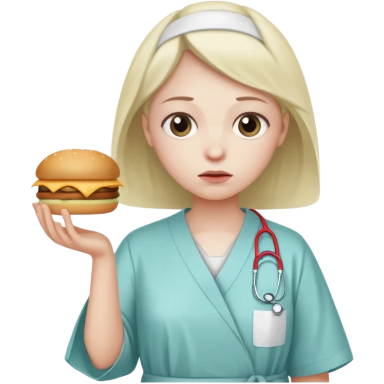 saying no to food emoji