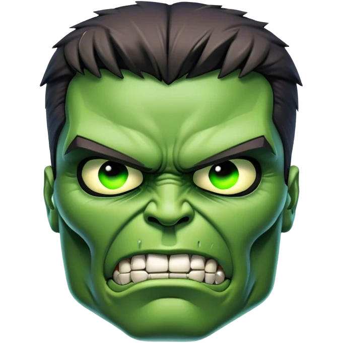 Terminator Hulk face emoji