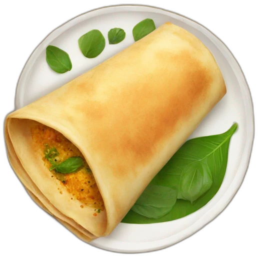 dosa south indian dish emoji
