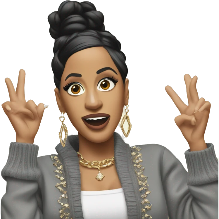 Cardi b  emoji