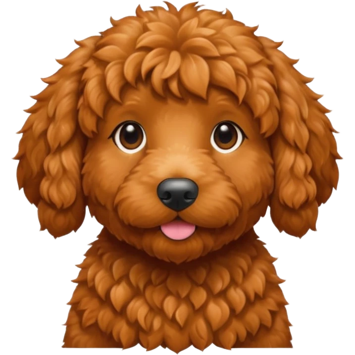 red goldendoodle emoji