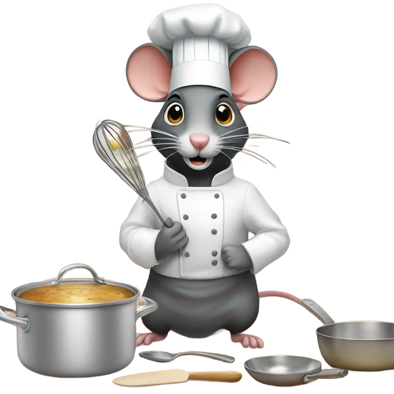 Rat chef emoji