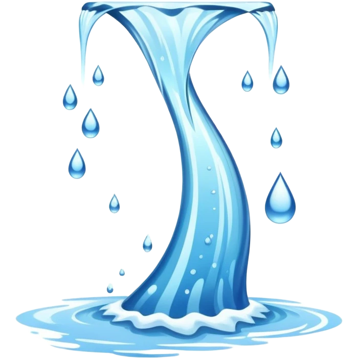 flowing water emoji